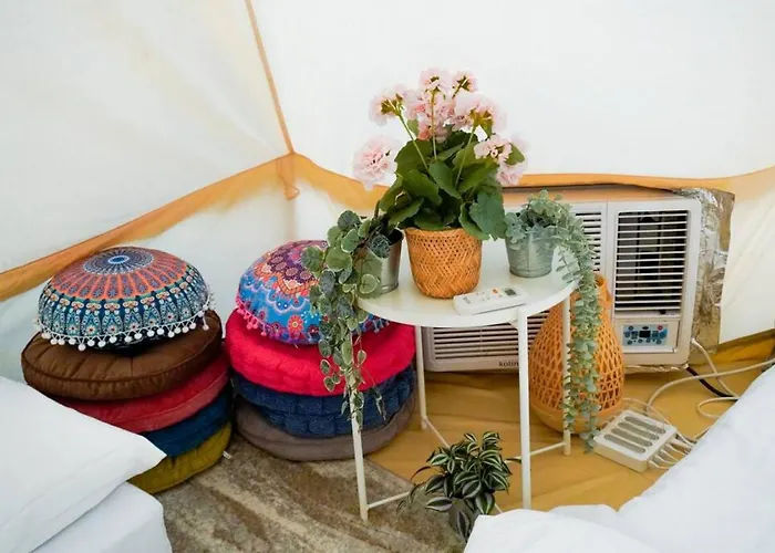 Luxury tent Maria Deck Urban Glamping Manila